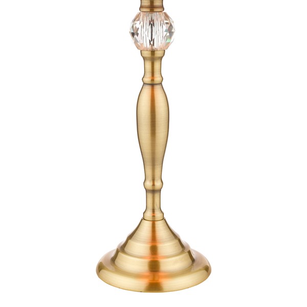 (image for) Laura Ashley Ellis Table Lamp Antique Brass With Ivory Shade